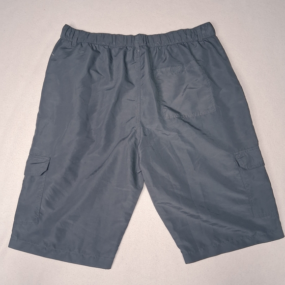 Atlas For Men  Cargo Shorts in Slate Blue - Picture 2 of 3